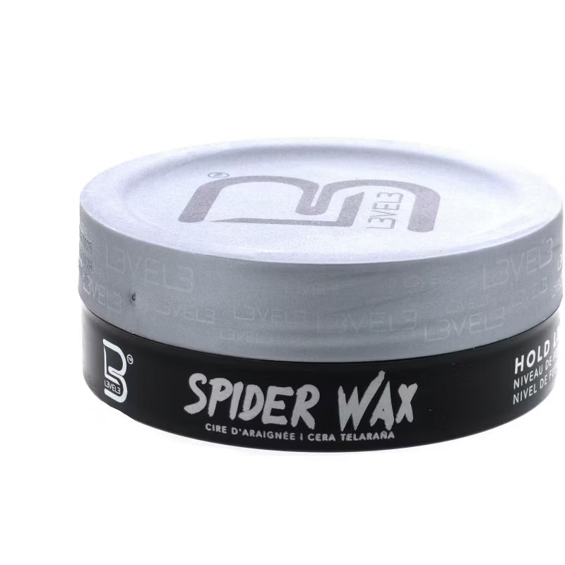 Level 3 Spider Wax, Fiber Texture Wax for Hair Styling, 5.07 oz