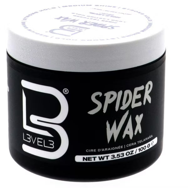Level 3 Spider Wax, Fiber Texture Wax for Hair Styling, 3.5 oz
