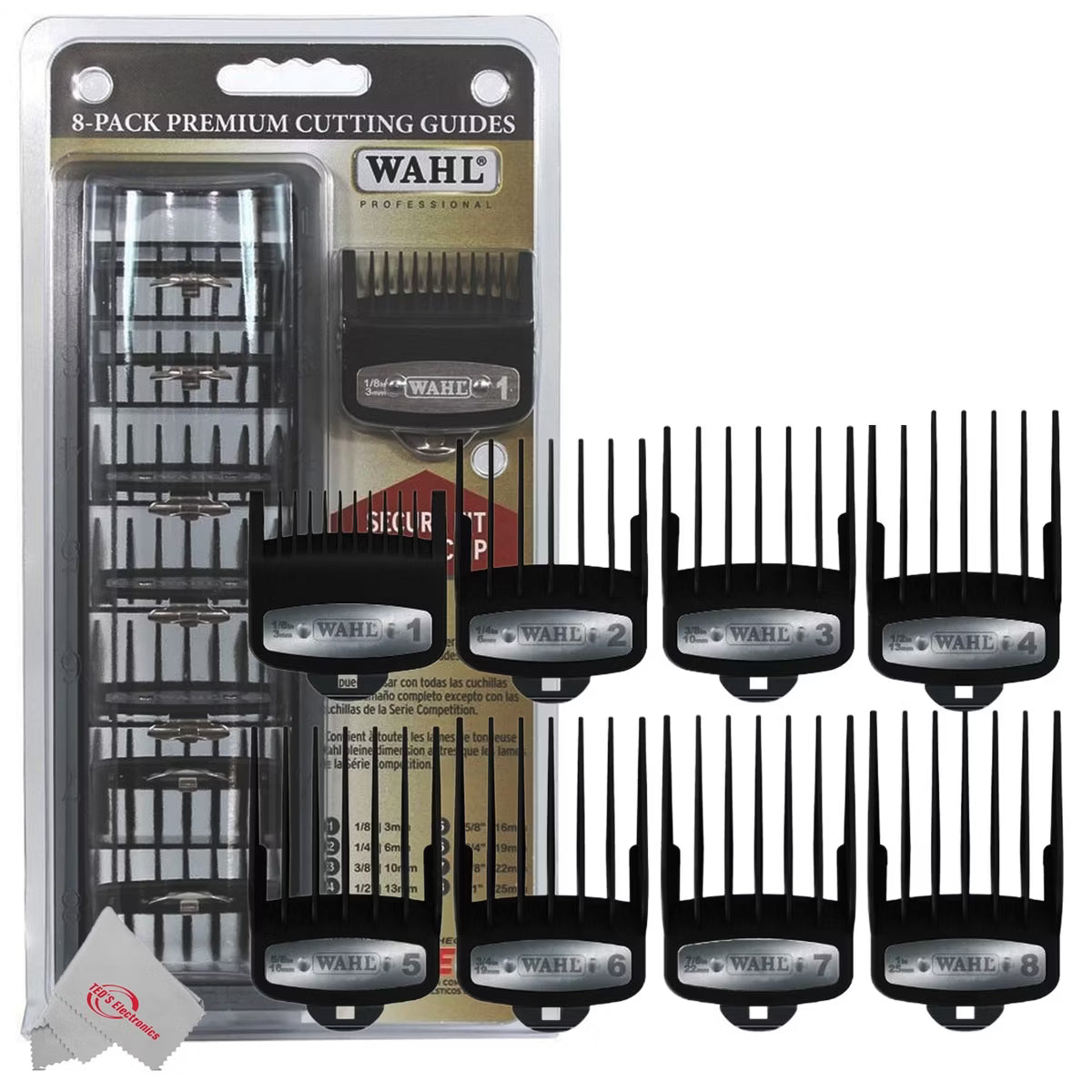 Wahl 8-Pack Premium Cutting Guides