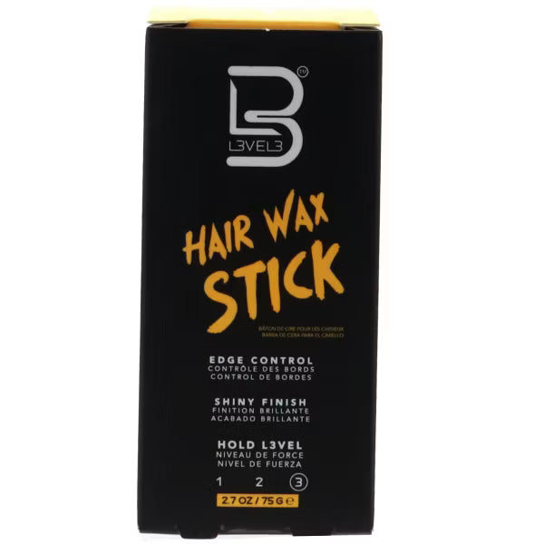 L3vel 3 Hair Wax Stick, Strong Hold and Hair Shaping Wax, 2.7 oz