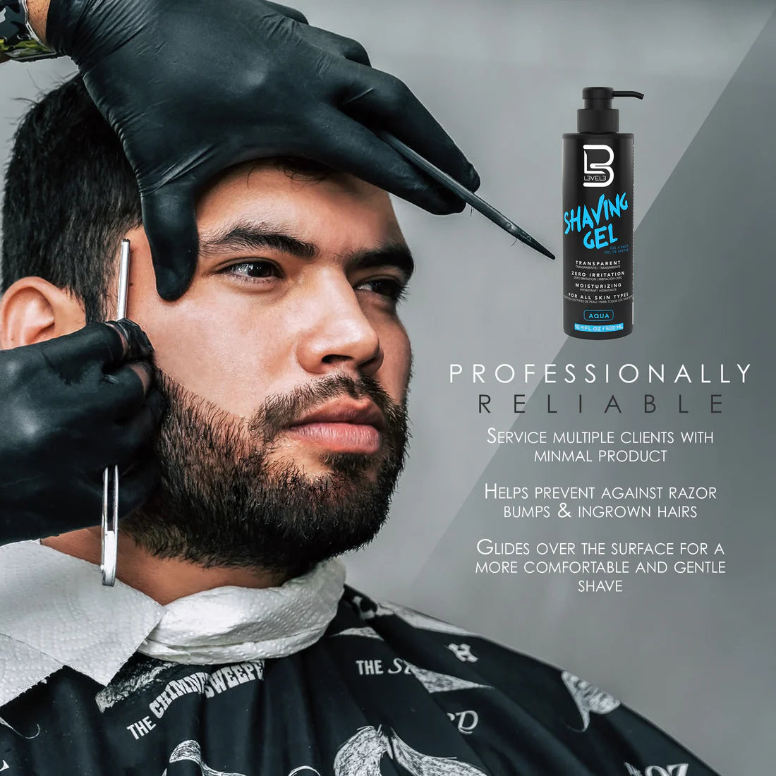 L3VEL3  Transparent Shaving Gel 8.45oz