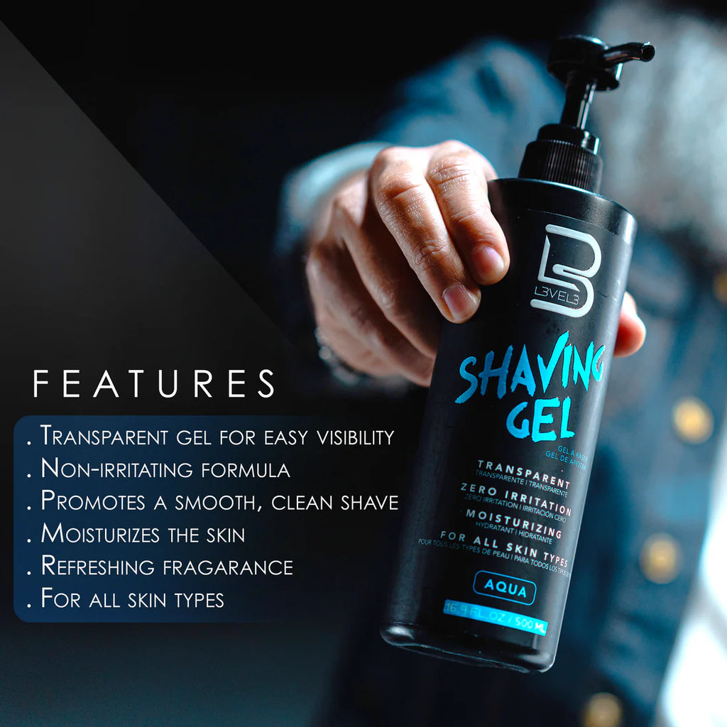L3VEL3  Transparent Shaving Gel 8.45oz