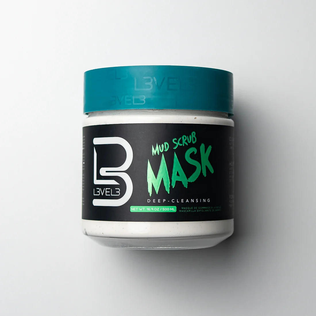 L3VEL3  Mud Facial Scrub 16.9oz
