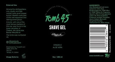 Tomb45® Shave Gel