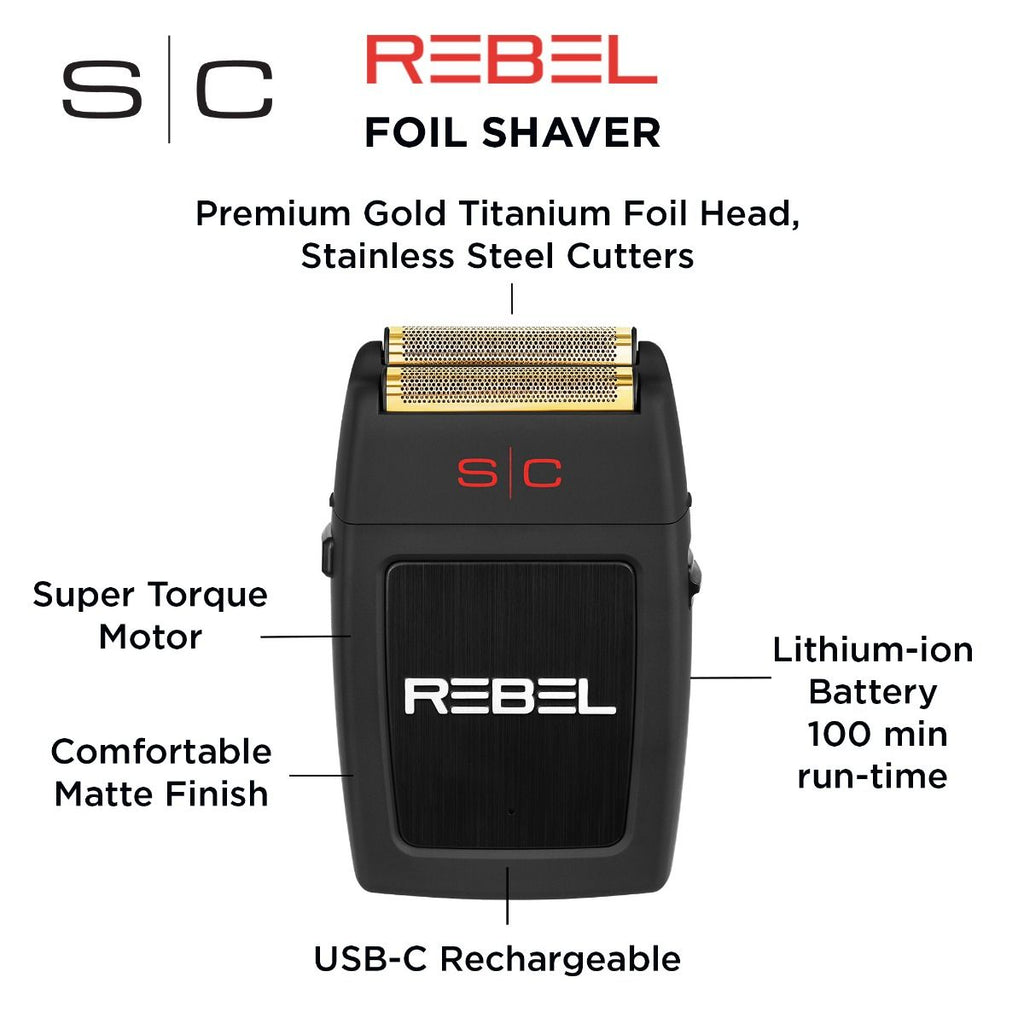 StyleCraft Rebel Professional Double Shaver with Super-Torque Motor