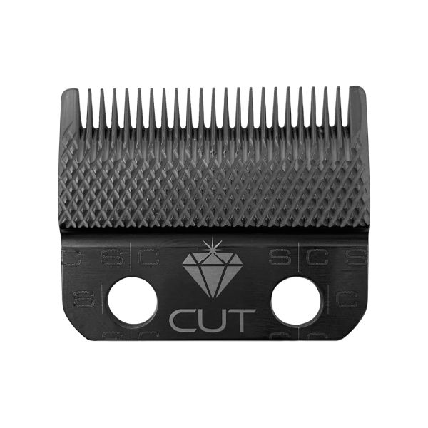 StyleCraft Replacement Diamond Cut Fixed Fade Hair Clipper Blade with Shallow Tooth 2.0 Moving Cutter Set